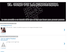 Tablet Screenshot of elconodelaignorancia.blogspot.com