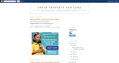 Desktop Screenshot of cheappropertyandland.blogspot.com