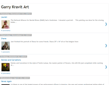 Tablet Screenshot of garrykravitart.blogspot.com