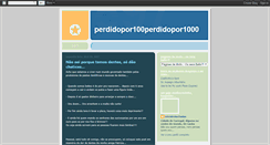 Desktop Screenshot of perdidopor10perdidopor1000.blogspot.com