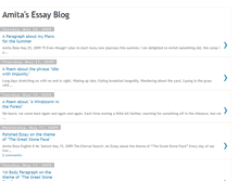 Tablet Screenshot of amitasessayblog.blogspot.com