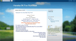 Desktop Screenshot of hanska5kfunrunwalk.blogspot.com