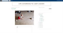 Desktop Screenshot of lifeaccordingtolizzylizzard.blogspot.com