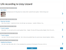 Tablet Screenshot of lifeaccordingtolizzylizzard.blogspot.com