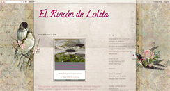 Desktop Screenshot of elrincndelolita.blogspot.com