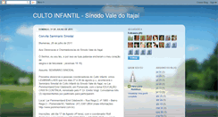 Desktop Screenshot of cultoinfantil-sinodovaledoitajai.blogspot.com