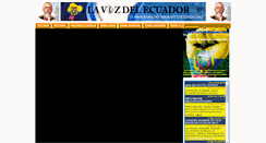 Desktop Screenshot of lavozdelecuador.blogspot.com