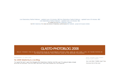 Desktop Screenshot of glasto2008.blogspot.com