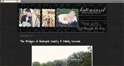 Desktop Screenshot of katewenzelphotography.blogspot.com