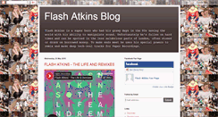 Desktop Screenshot of flashatkins.blogspot.com