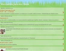 Tablet Screenshot of matematicaparamischicos.blogspot.com