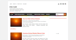 Desktop Screenshot of dinulislami.blogspot.com