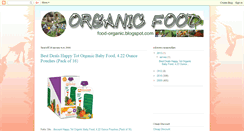 Desktop Screenshot of food-organic.blogspot.com