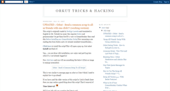 Desktop Screenshot of orkut-hacking.blogspot.com