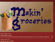 Tablet Screenshot of makin-groceries.blogspot.com