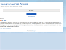 Tablet Screenshot of caregivingstories.blogspot.com