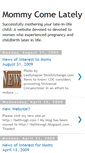 Mobile Screenshot of mommycomelately.blogspot.com