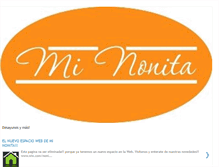 Tablet Screenshot of desayunosminonita.blogspot.com