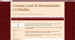 Desktop Screenshot of consejohermandadesycofradiasarcos.blogspot.com