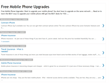 Tablet Screenshot of free-mobile-phone-upgrades.blogspot.com