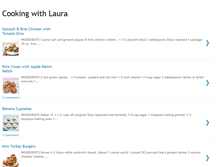 Tablet Screenshot of cookingwithlauratoday.blogspot.com