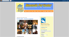Desktop Screenshot of dimensaoparticular.blogspot.com