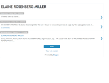 Tablet Screenshot of elaine-rosenberg-miller.blogspot.com