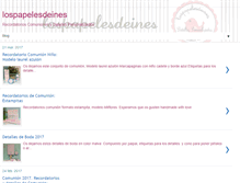 Tablet Screenshot of lospapelesdeines.blogspot.com
