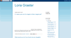 Desktop Screenshot of loriagraeter.blogspot.com