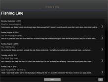 Tablet Screenshot of greg-fishingline.blogspot.com
