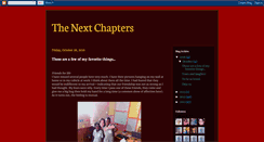 Desktop Screenshot of kristen-thenextchapters.blogspot.com