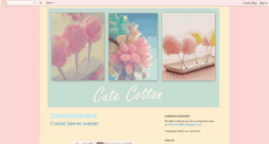 Desktop Screenshot of cutecotton.blogspot.com