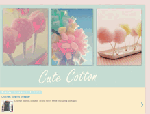 Tablet Screenshot of cutecotton.blogspot.com