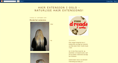Desktop Screenshot of hairextensionioslo.blogspot.com