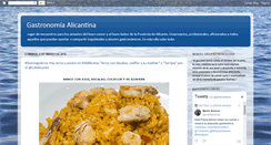 Desktop Screenshot of gastronomiadealicante.blogspot.com