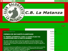 Tablet Screenshot of cblamatanza.blogspot.com