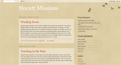 Desktop Screenshot of hocuttmissions.blogspot.com