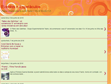 Tablet Screenshot of eventoseespectaculos.blogspot.com
