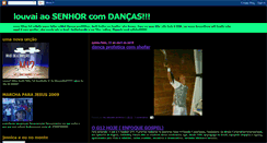 Desktop Screenshot of dancecomcristo.blogspot.com