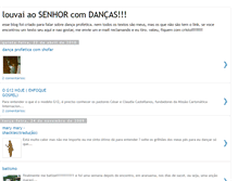 Tablet Screenshot of dancecomcristo.blogspot.com