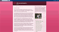 Desktop Screenshot of lifeasweknowit-howard.blogspot.com