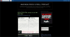 Desktop Screenshot of mrnrpodcast.blogspot.com