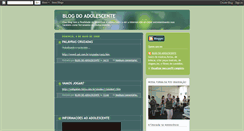 Desktop Screenshot of blogdoadolescente.blogspot.com