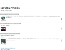 Tablet Screenshot of nuestraposicion.blogspot.com