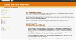 Desktop Screenshot of diariomallorca.blogspot.com