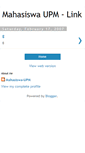 Mobile Screenshot of mahasiswa-upm-link.blogspot.com