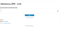 Tablet Screenshot of mahasiswa-upm-link.blogspot.com