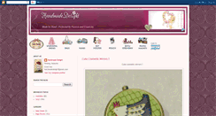 Desktop Screenshot of handmadedelite.blogspot.com