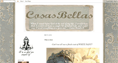 Desktop Screenshot of cosasbellas4u.blogspot.com