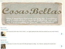Tablet Screenshot of cosasbellas4u.blogspot.com